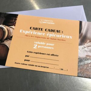 Carte : Expérience épicurieux