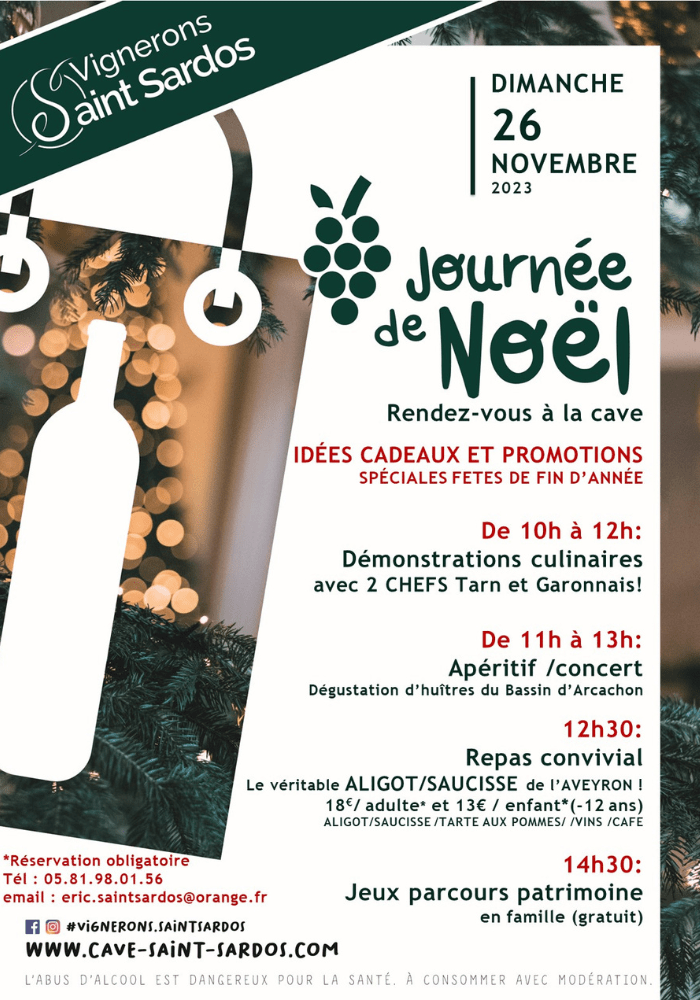 Programme journée de Noël 2023